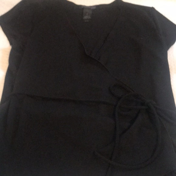 Kenneth Cole wrap blouse - Picture 2 of 4